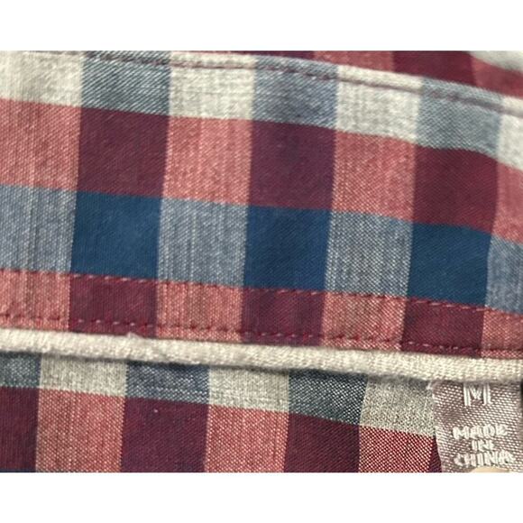 Hickey Freeman Men’s Plaid casual long sleeve button down shirt - Picture 4 of 8